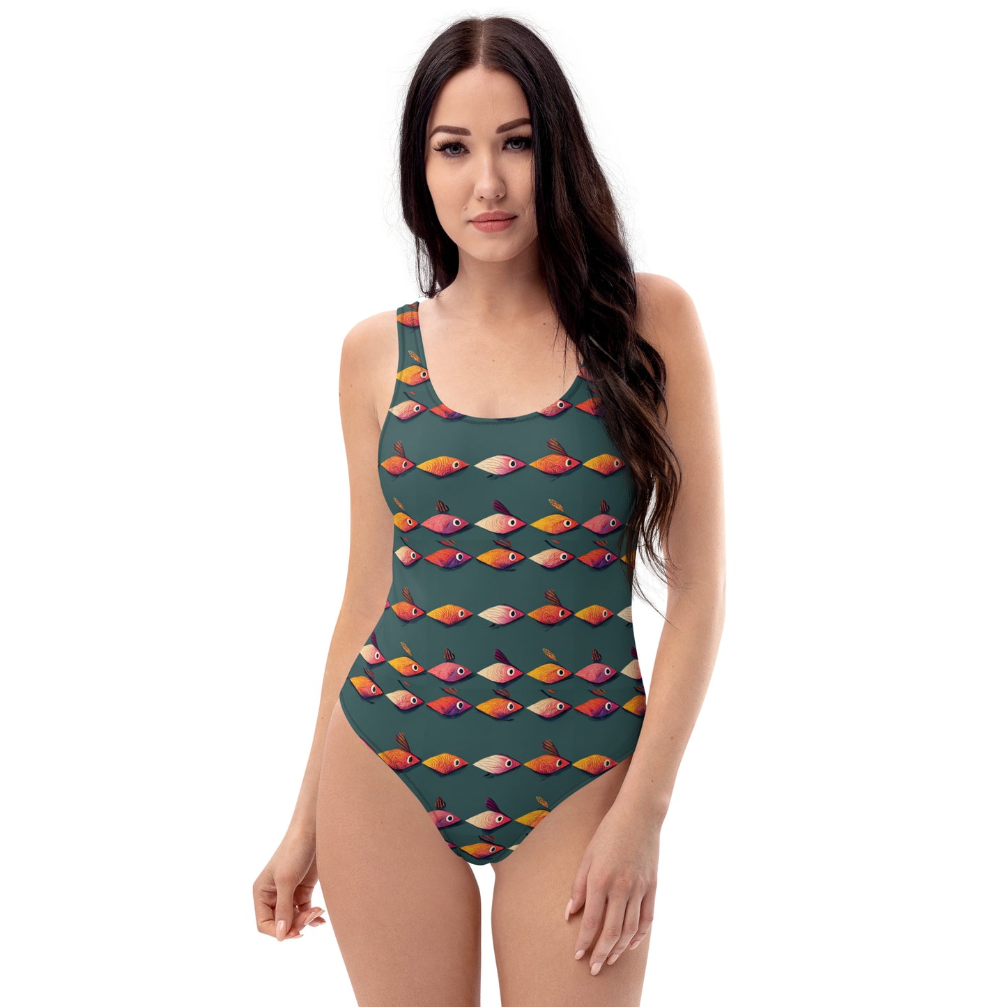 Brilliant Fish Brigade Women’s One-Piece Swimsuit