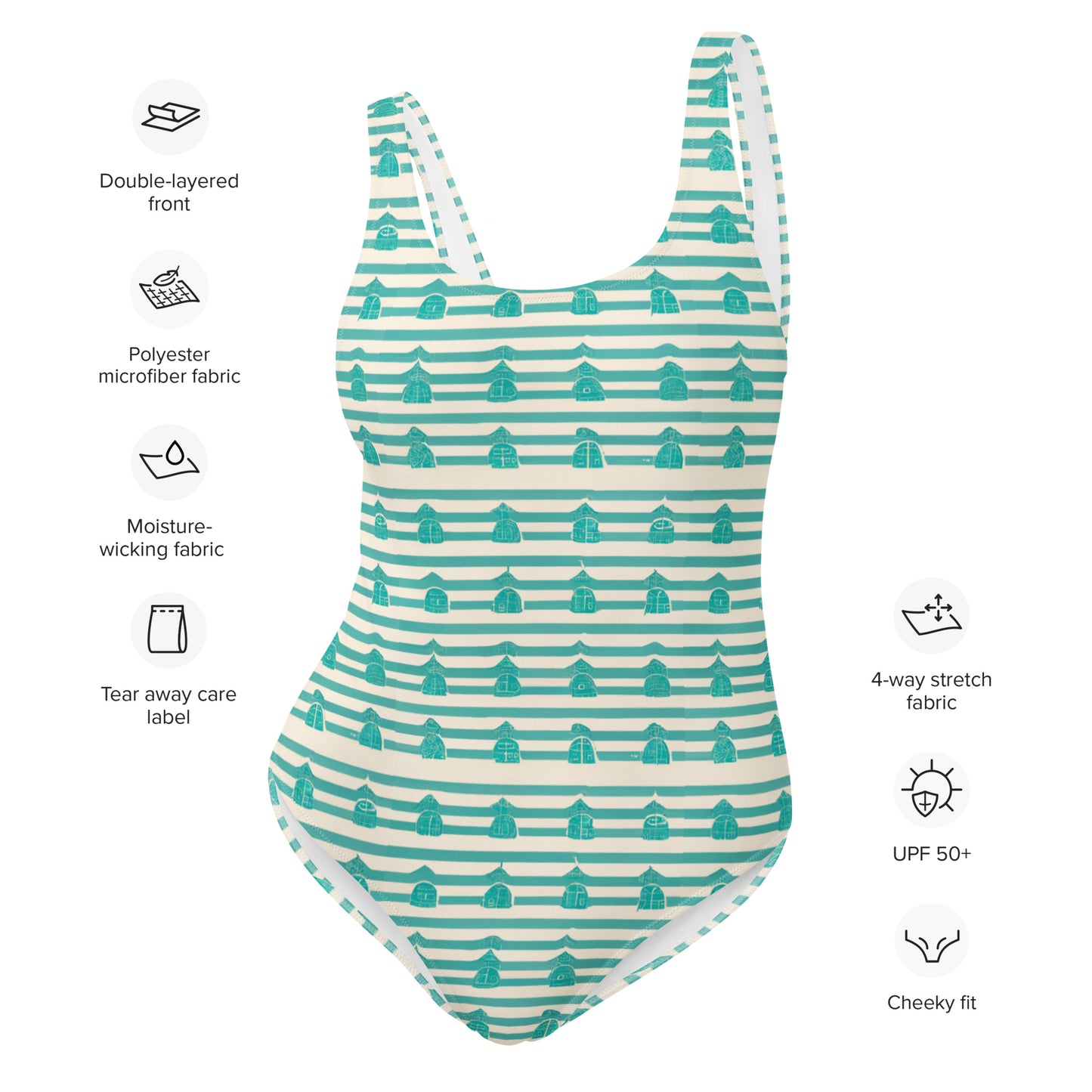 Beachfront Property Women’s One-Piece Swimsuit