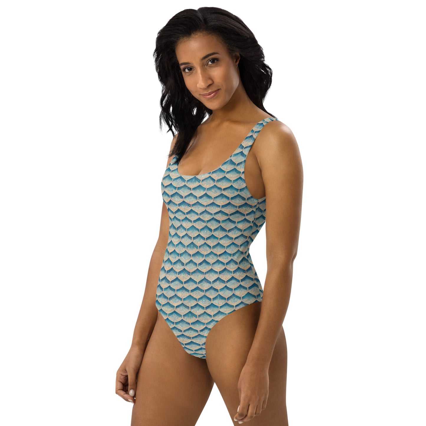 Seafoam Scales One-Piece Swimsuit