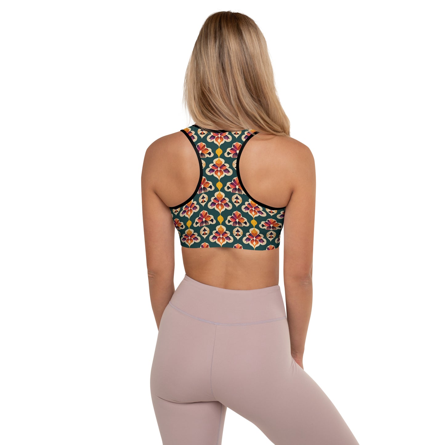 Ifrane’s Rainbow Blossoms Padded Sports Bra