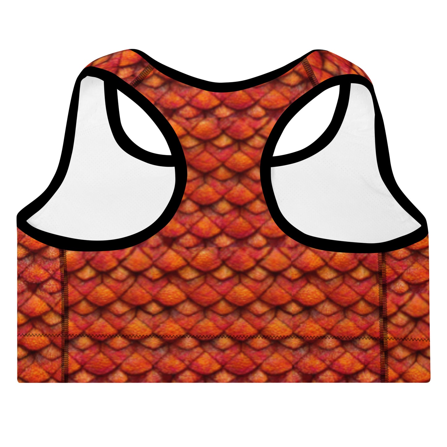 Kurtalor, the Infernal Sentinel of Joy and Peace Padded Sports Bra