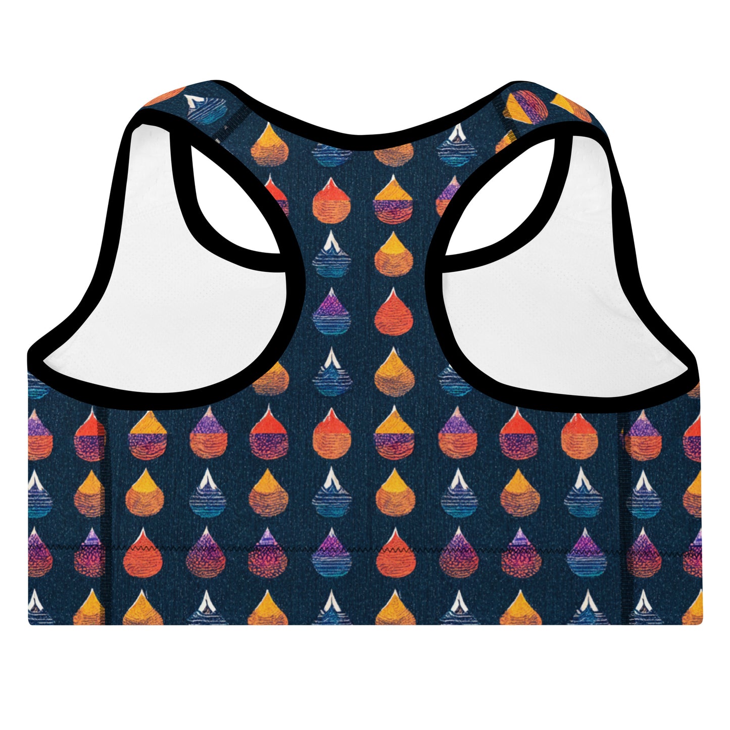 Prismatic Precipitation Padded Sports Bra