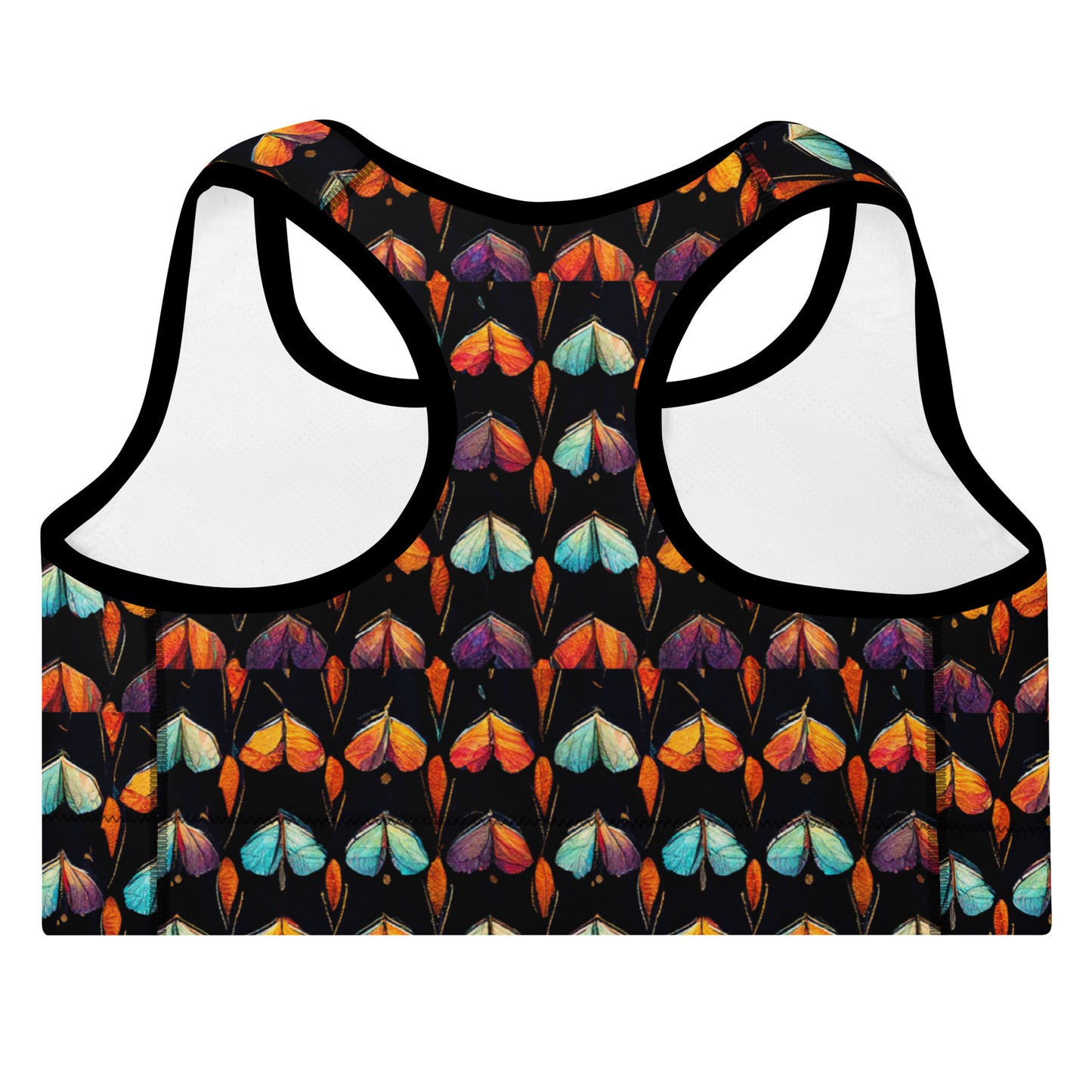 Quilted Wings Padded Sports Bra