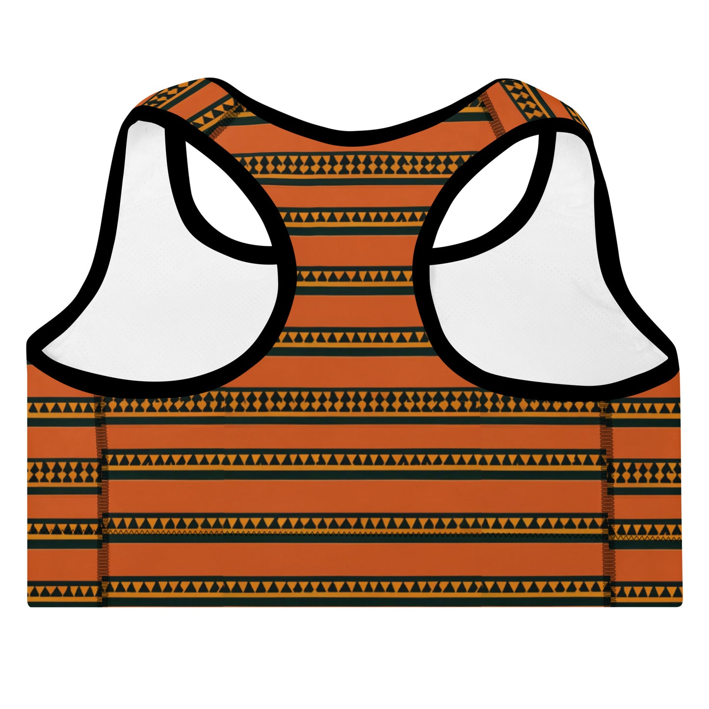 Timbuktu Tangerine Tapestry Padded Sports Bra