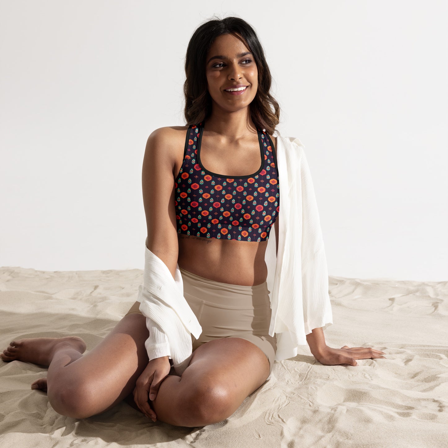 Free Spirited Flora Padded Sports Bra