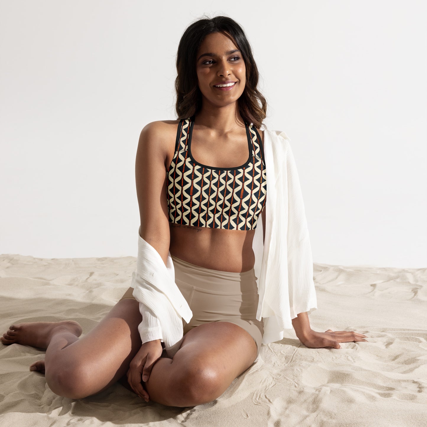 Tribal Tones In Harmony Padded Sports Bra