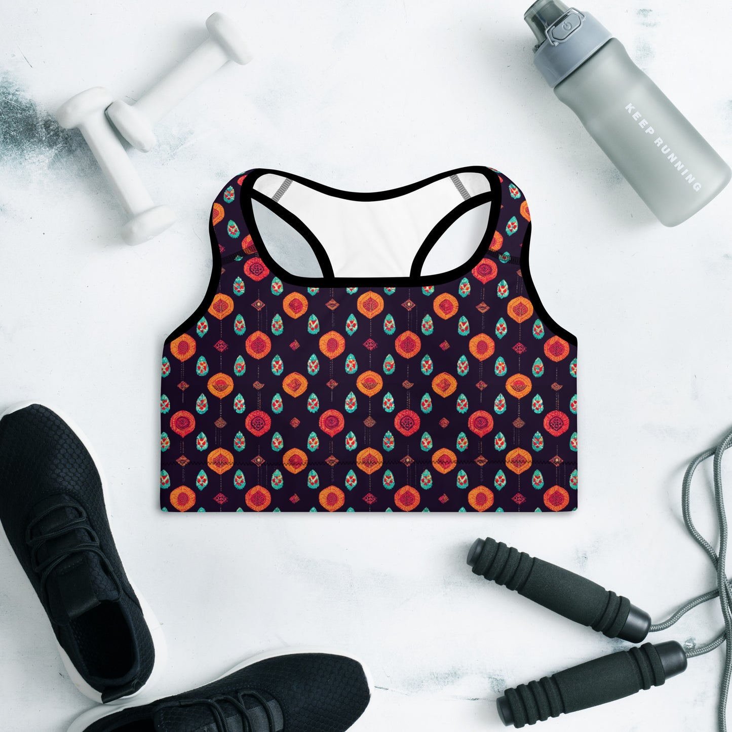 Free Spirited Flora Padded Sports Bra