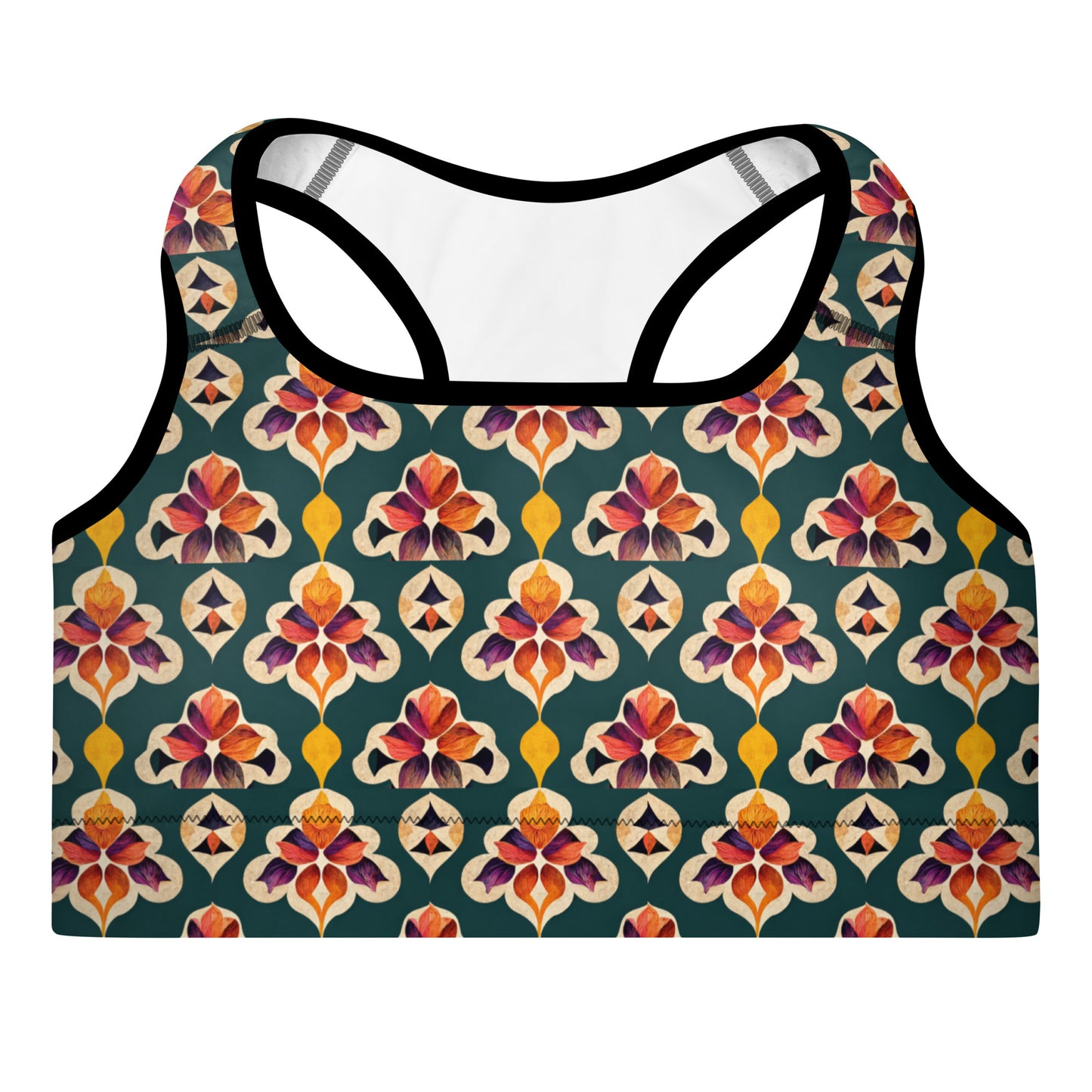 Ifrane’s Rainbow Blossoms Padded Sports Bra