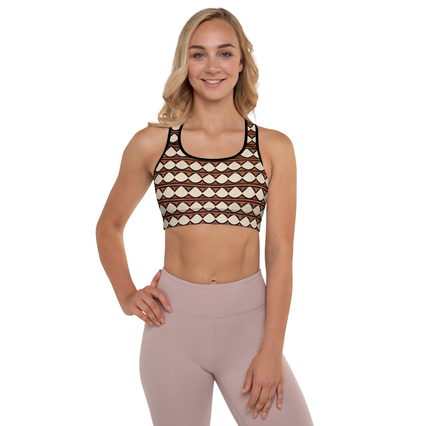 Kilimanjaro Creamsicle Padded Sports Bra