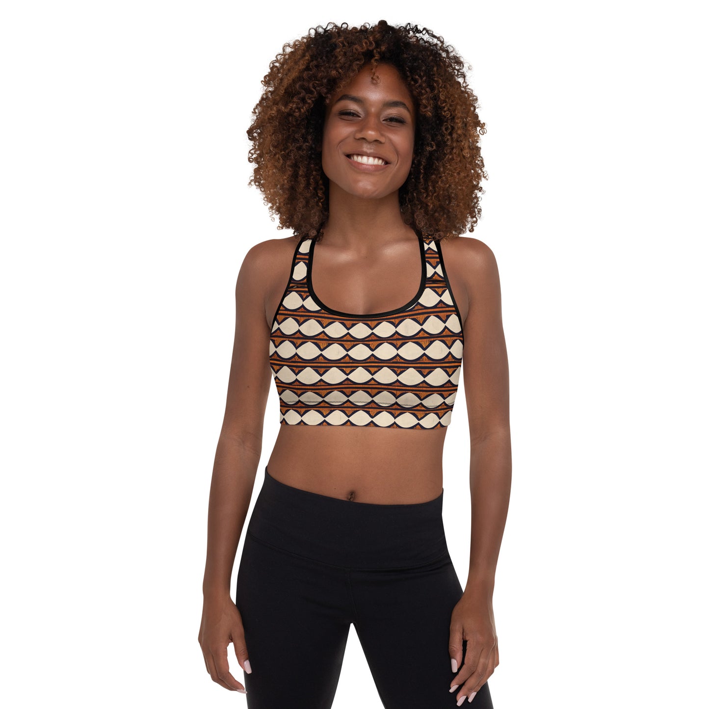 Kilimanjaro Creamsicle Padded Sports Bra