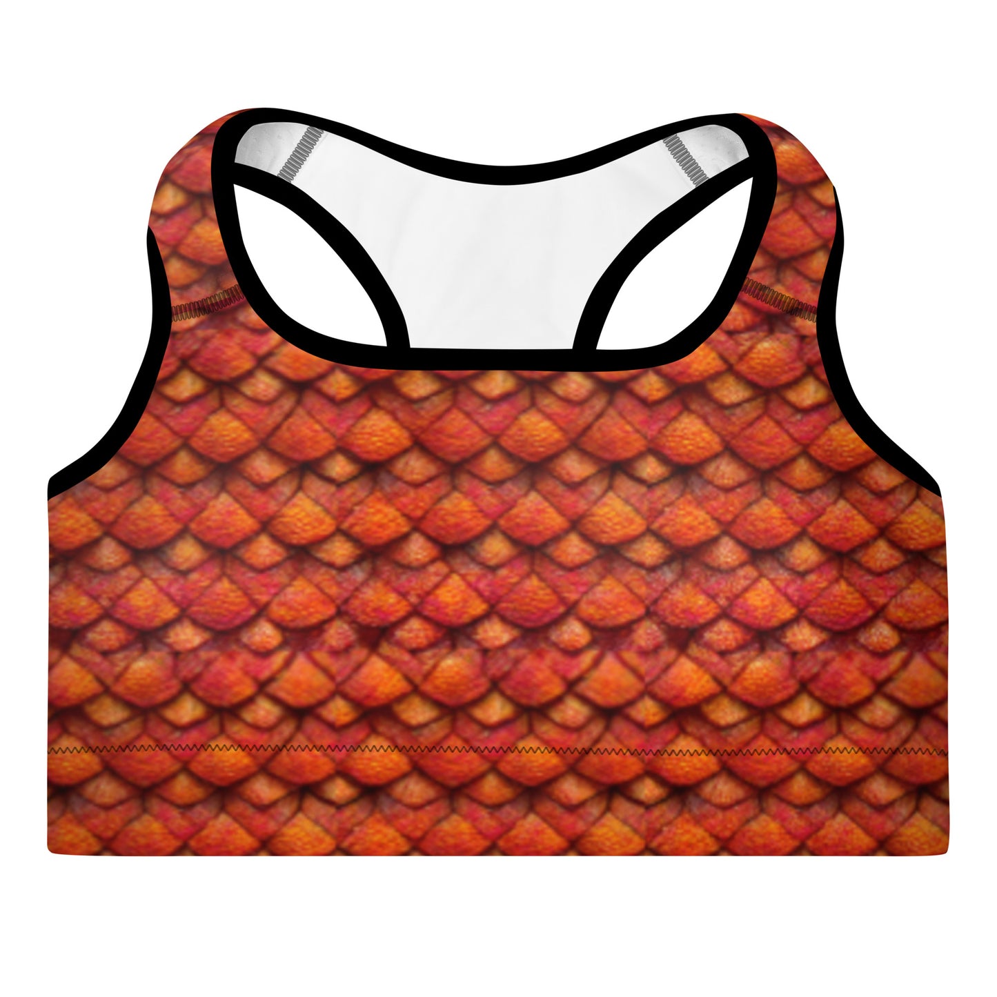 Kurtalor, the Infernal Sentinel of Joy and Peace Padded Sports Bra