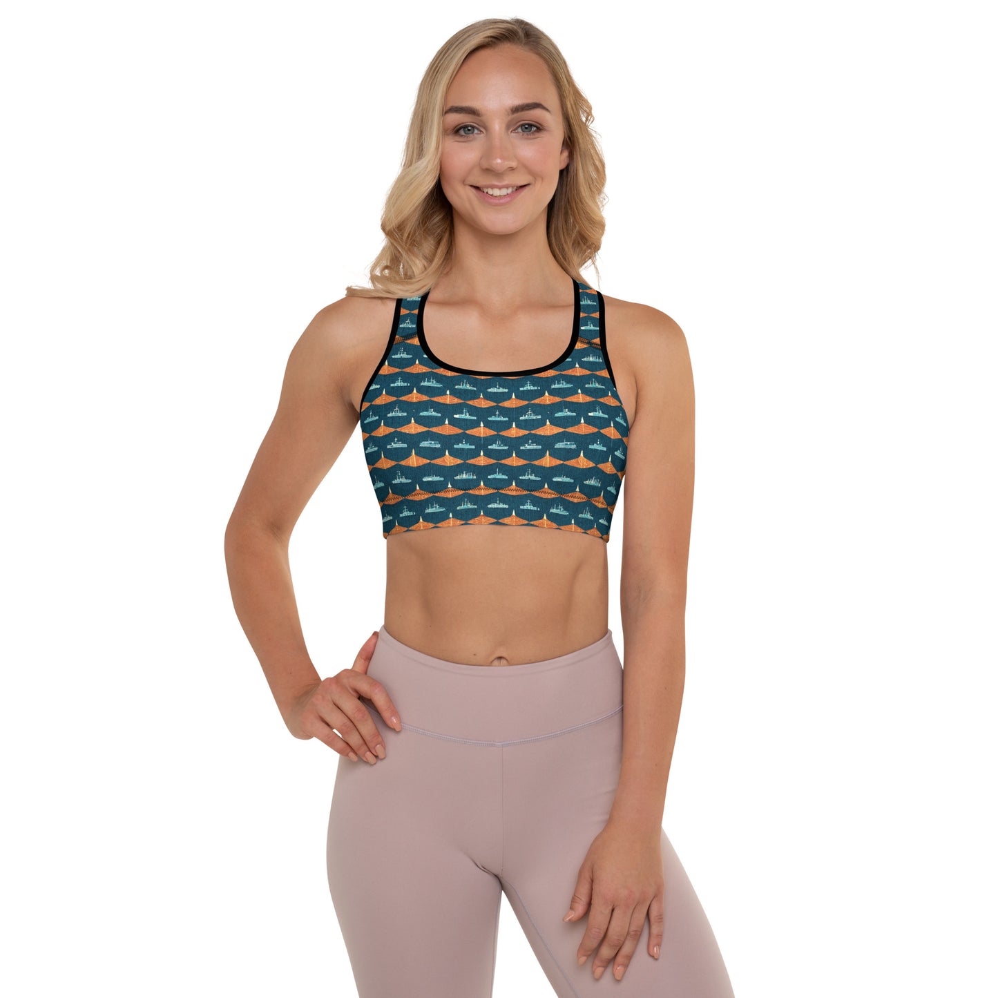 Mariners Melody Padded Sports Bra