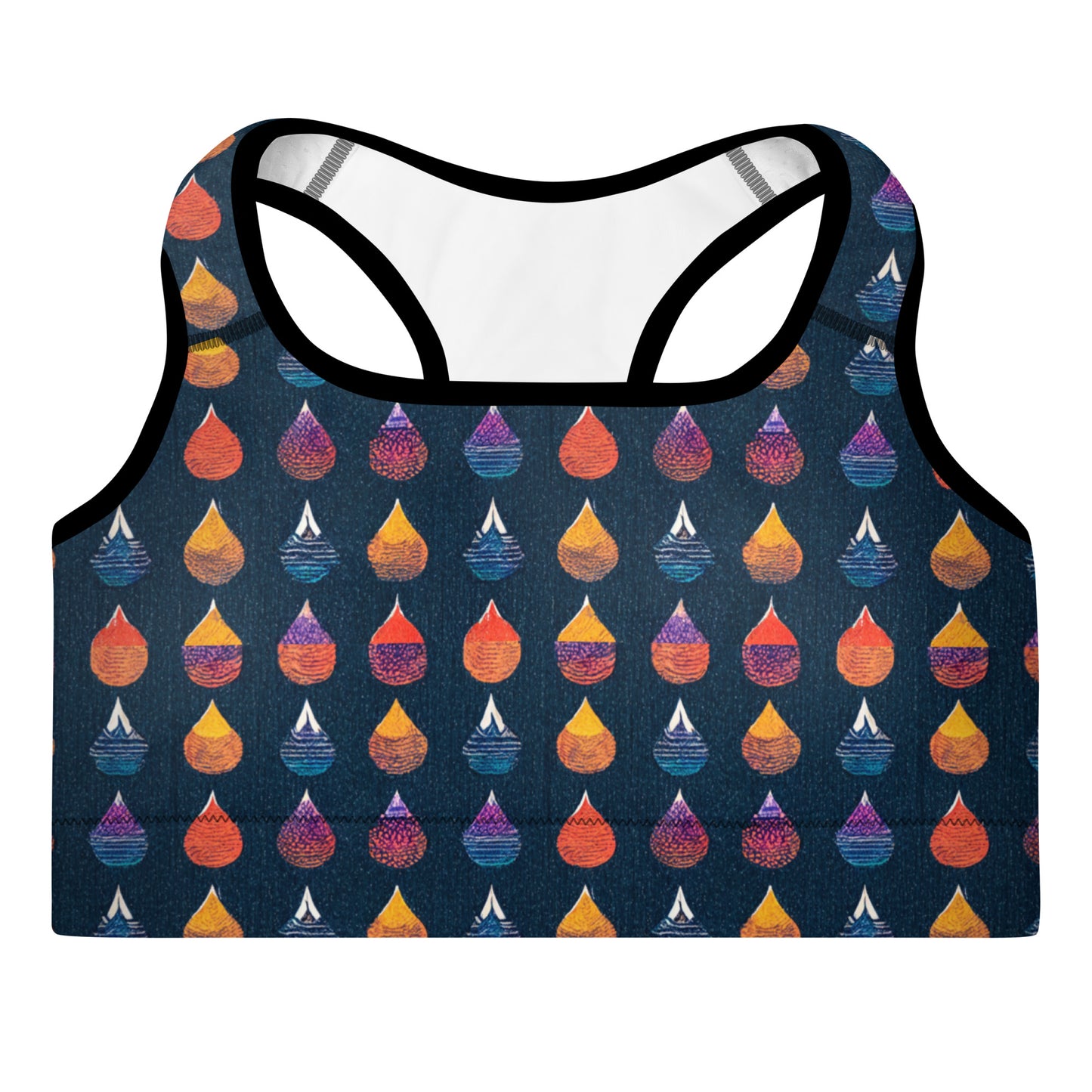 Prismatic Precipitation Padded Sports Bra