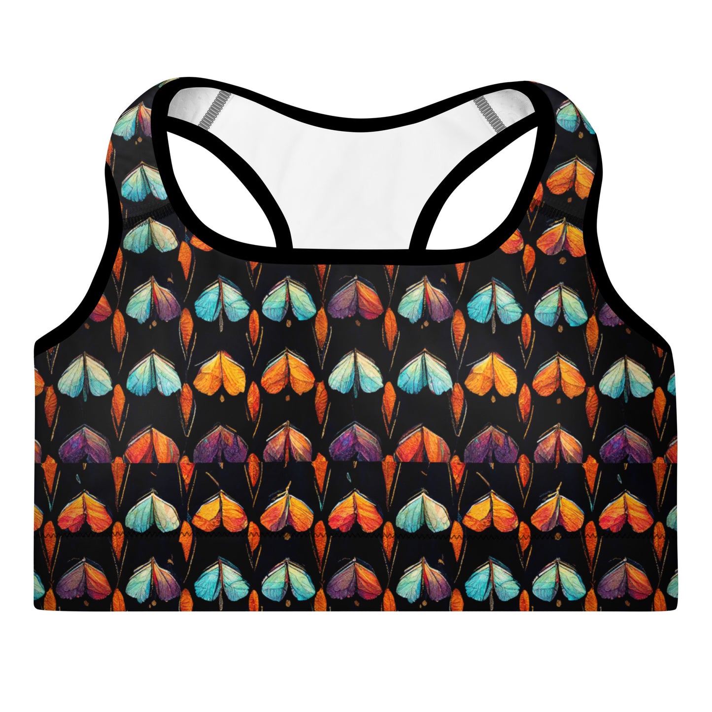 Quilted Wings Padded Sports Bra