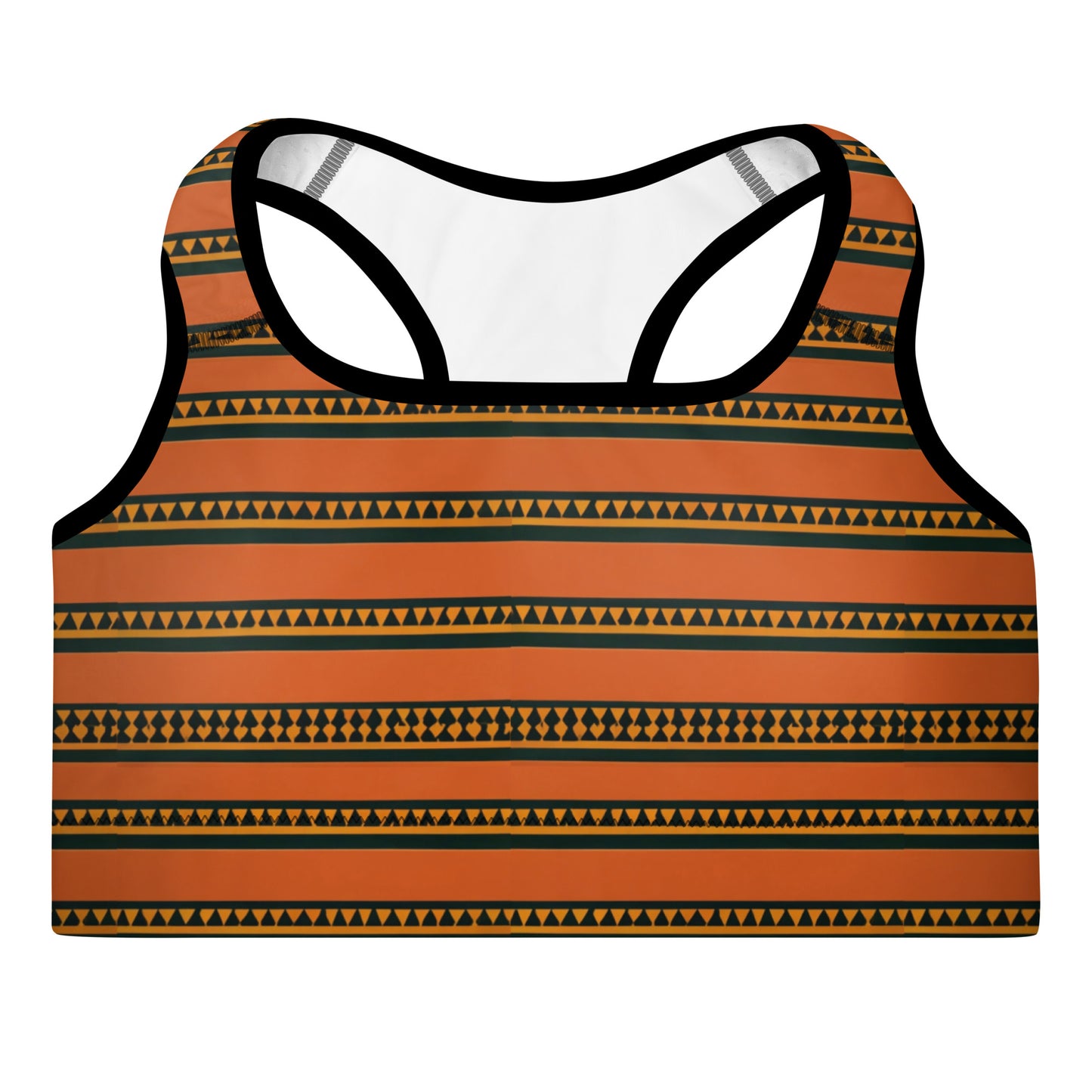 Timbuktu Tangerine Tapestry Padded Sports Bra