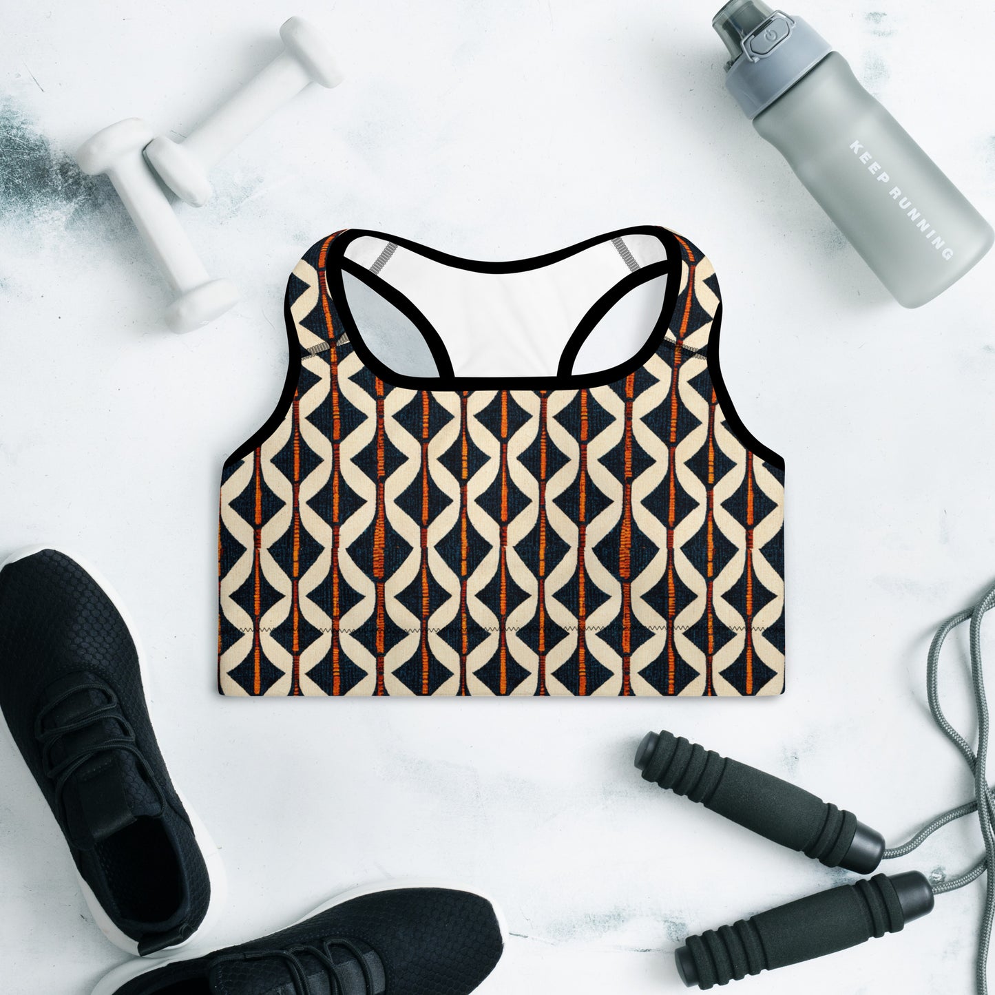 Tribal Tones In Harmony Padded Sports Bra