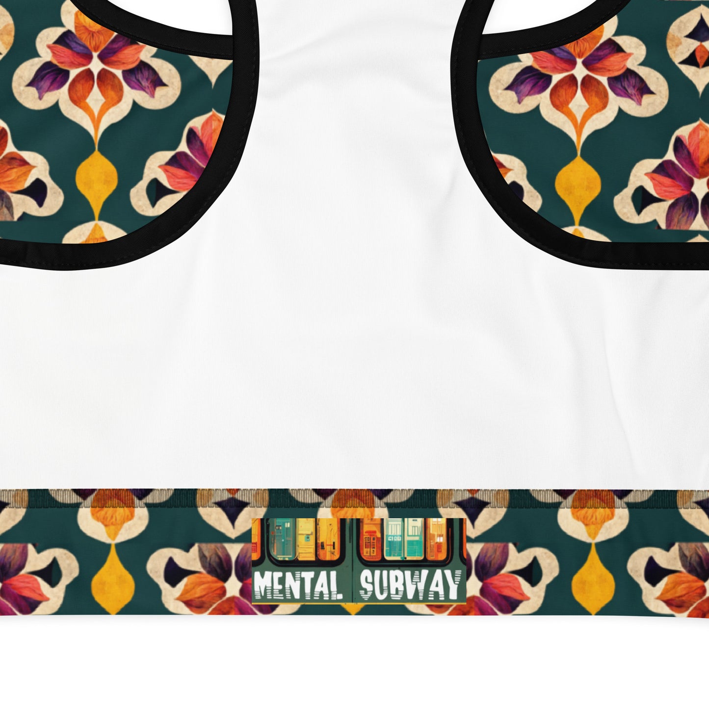 Ifrane’s Rainbow Blossoms Padded Sports Bra