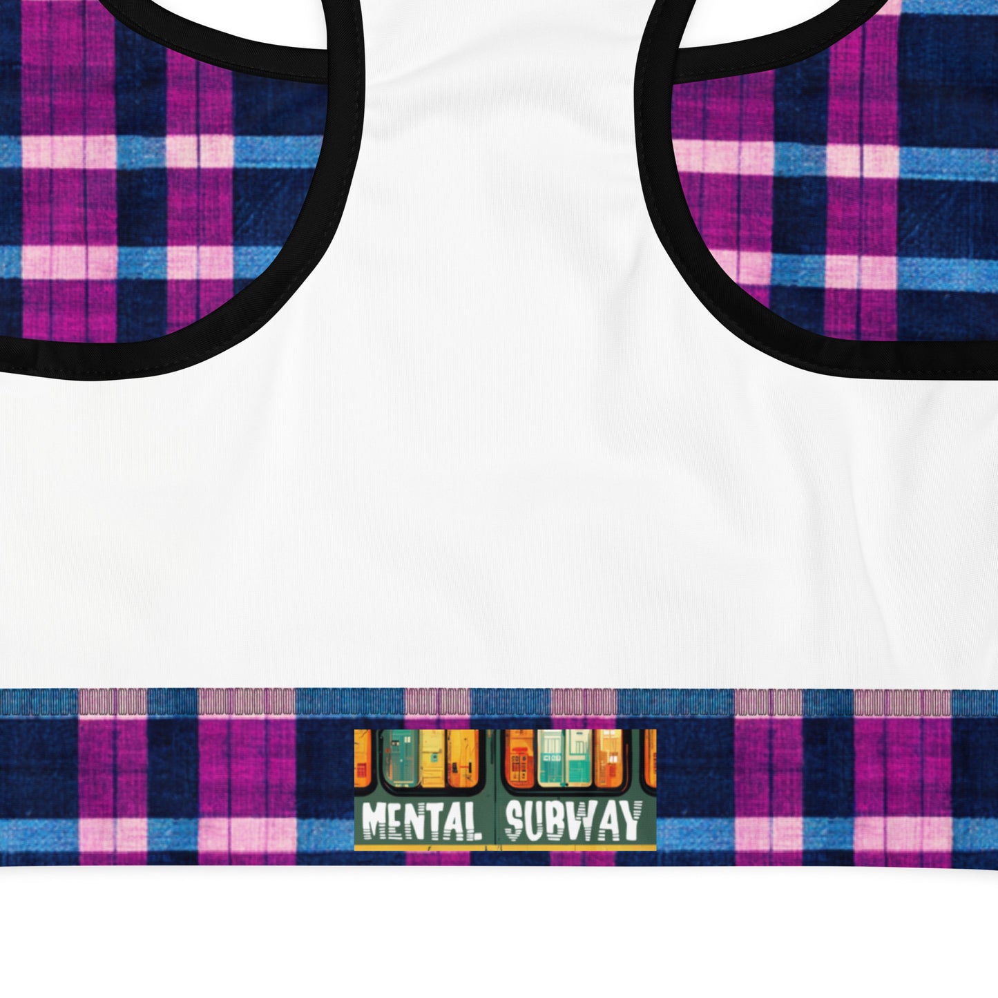 Royal Highlander Plaid Padded Sports Bra