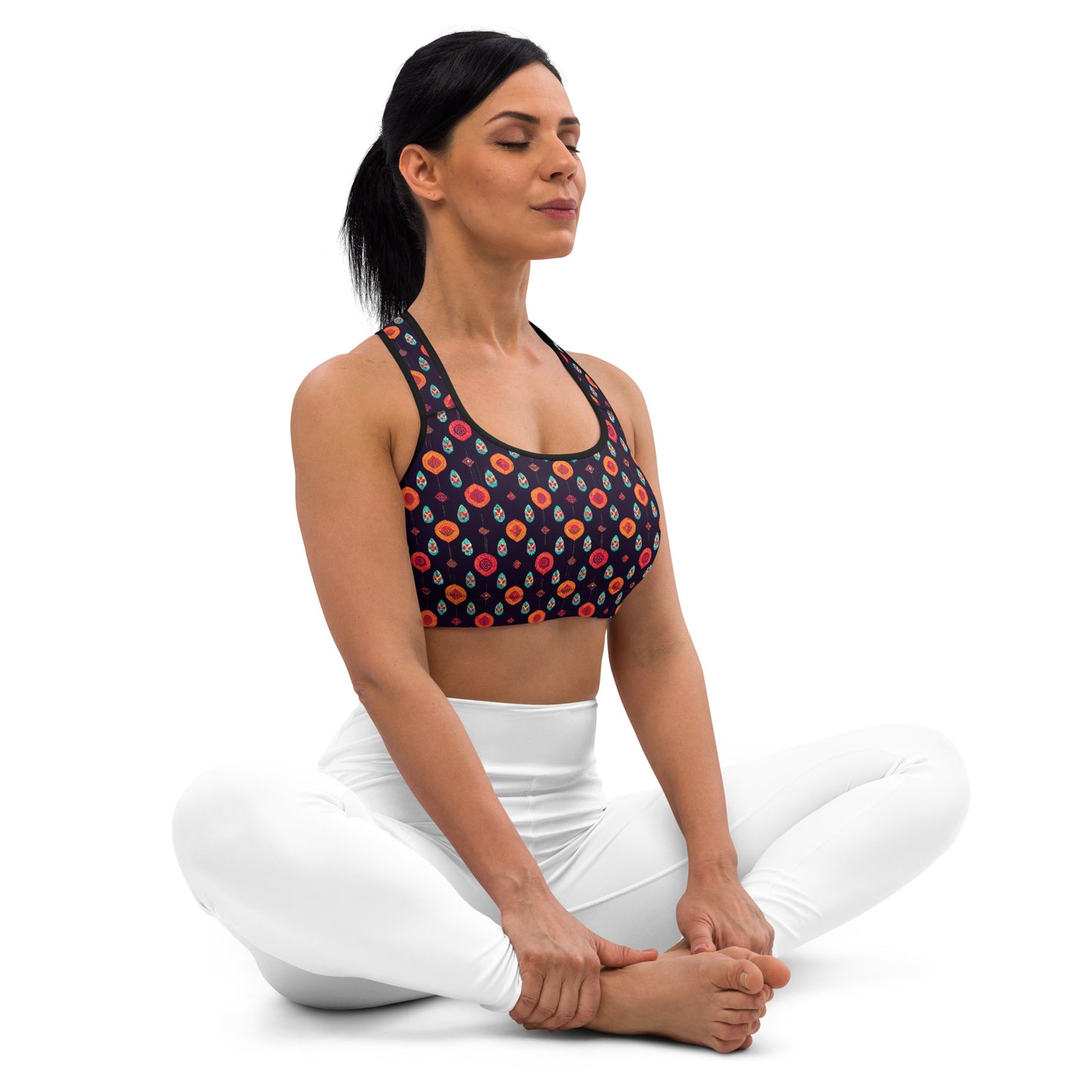 Free Spirited Flora Padded Sports Bra