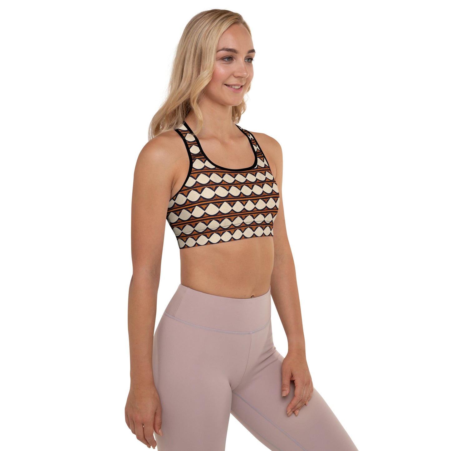 Kilimanjaro Creamsicle Padded Sports Bra