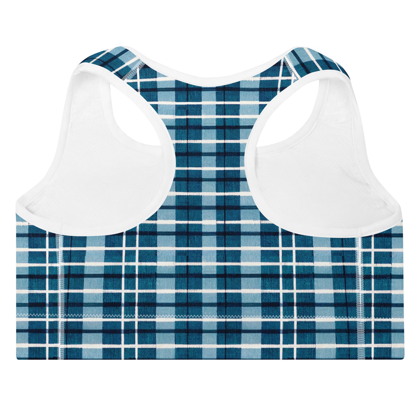 Scotsman’s Skyward Plaid Padded Sports Bra