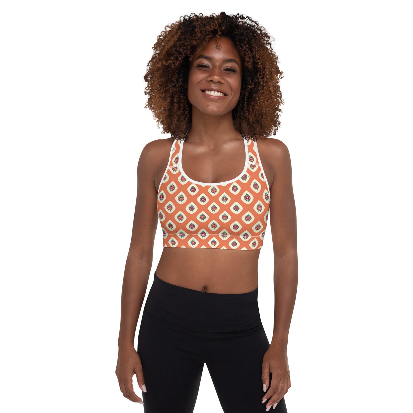 Mango Tango Padded Sports Bra