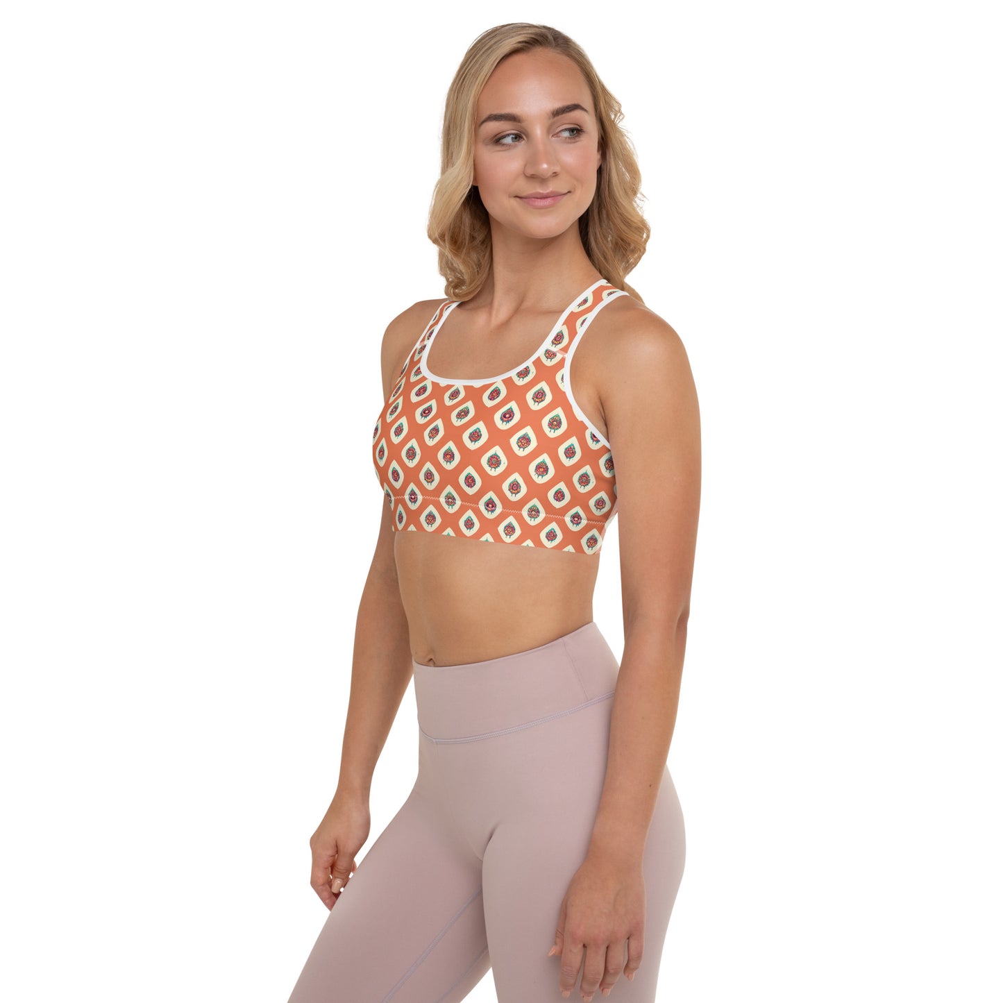 Mango Tango Padded Sports Bra