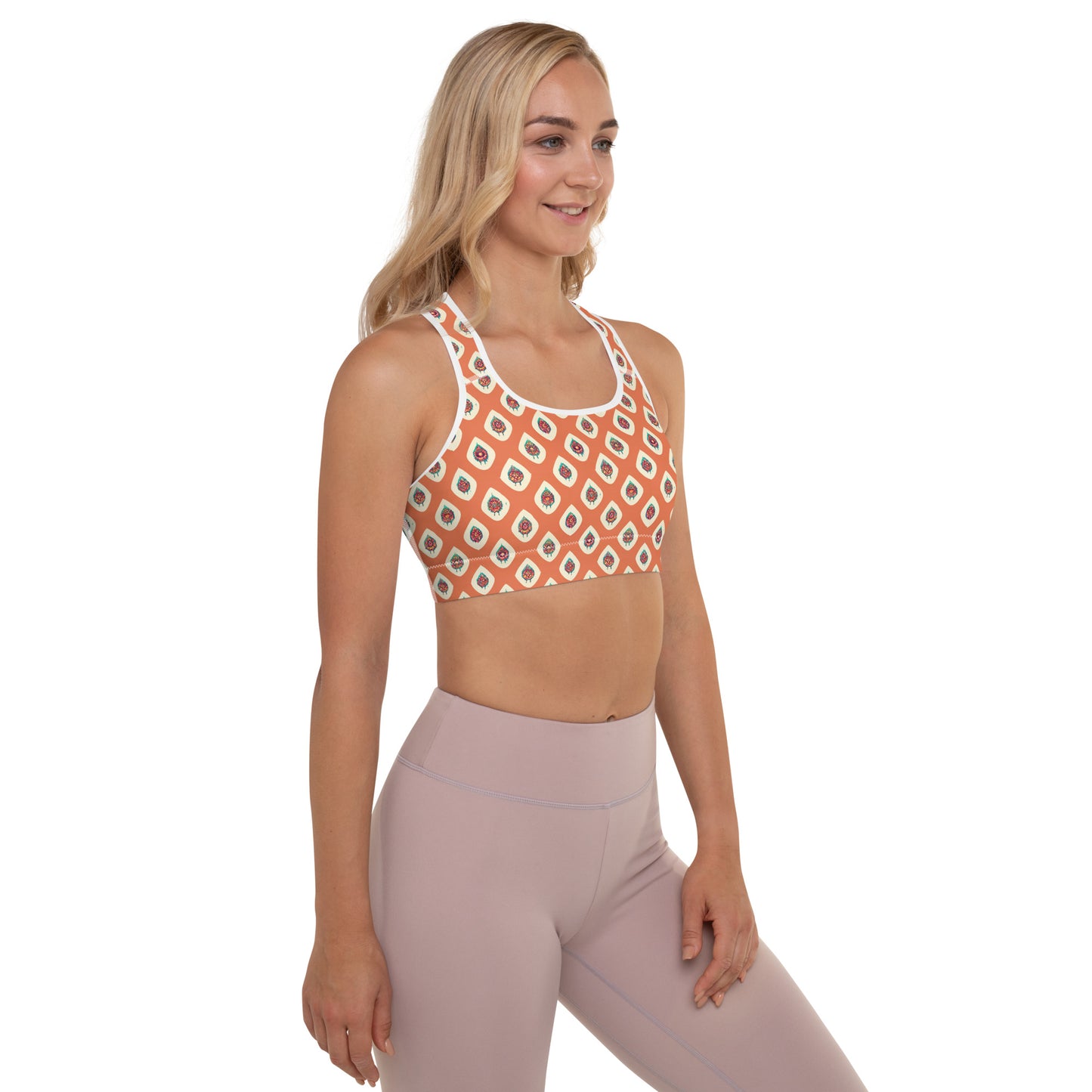 Mango Tango Padded Sports Bra