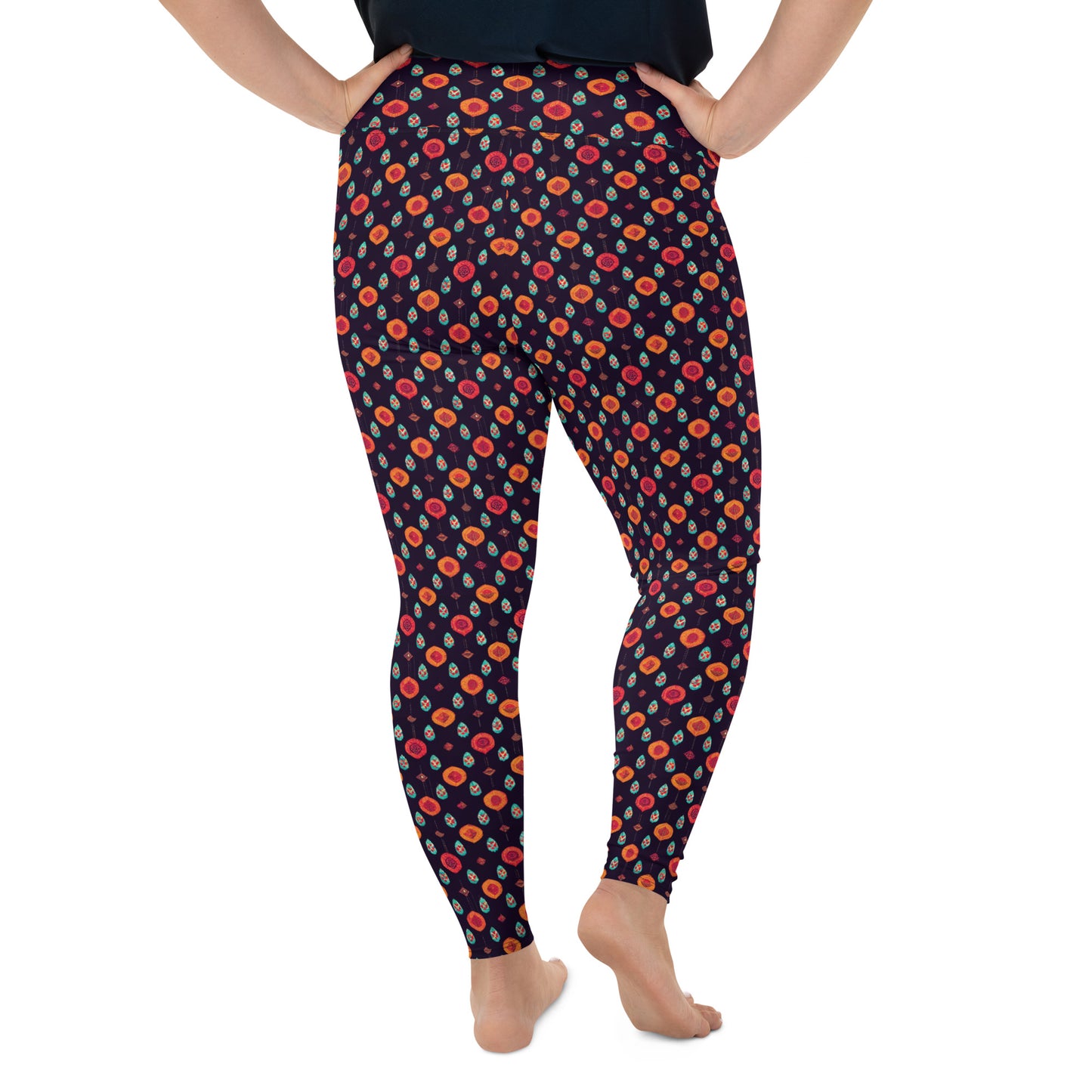 Free Spirited Flora Plus Size Leggings