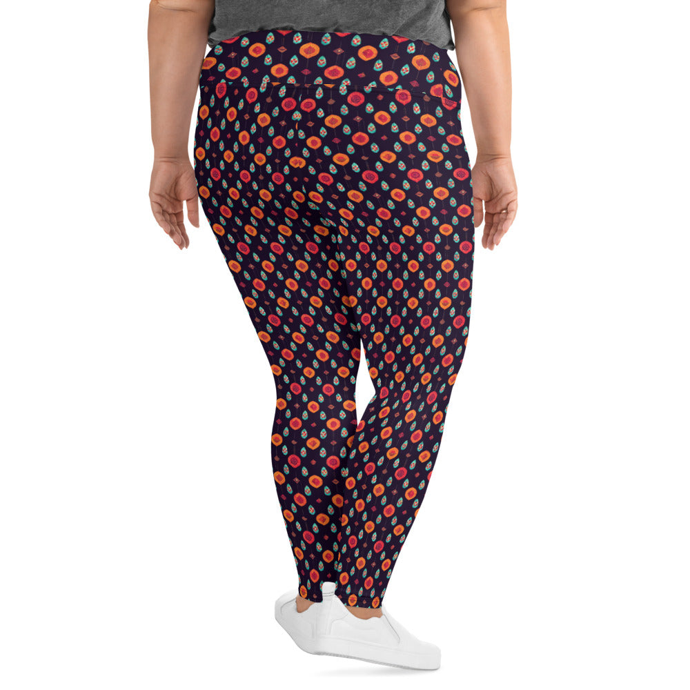 Free Spirited Flora Plus Size Leggings