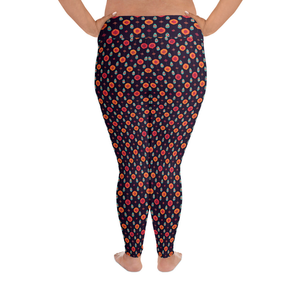 Free Spirited Flora Plus Size Leggings