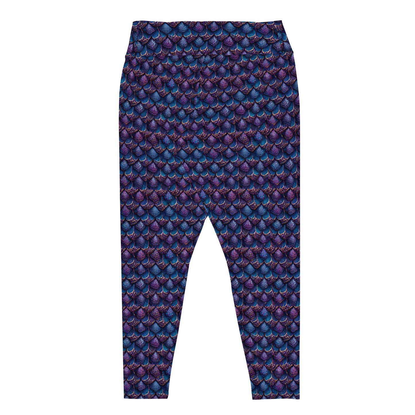 Luminosa, the Radiant Amethyst Drakon Plus Size Leggings