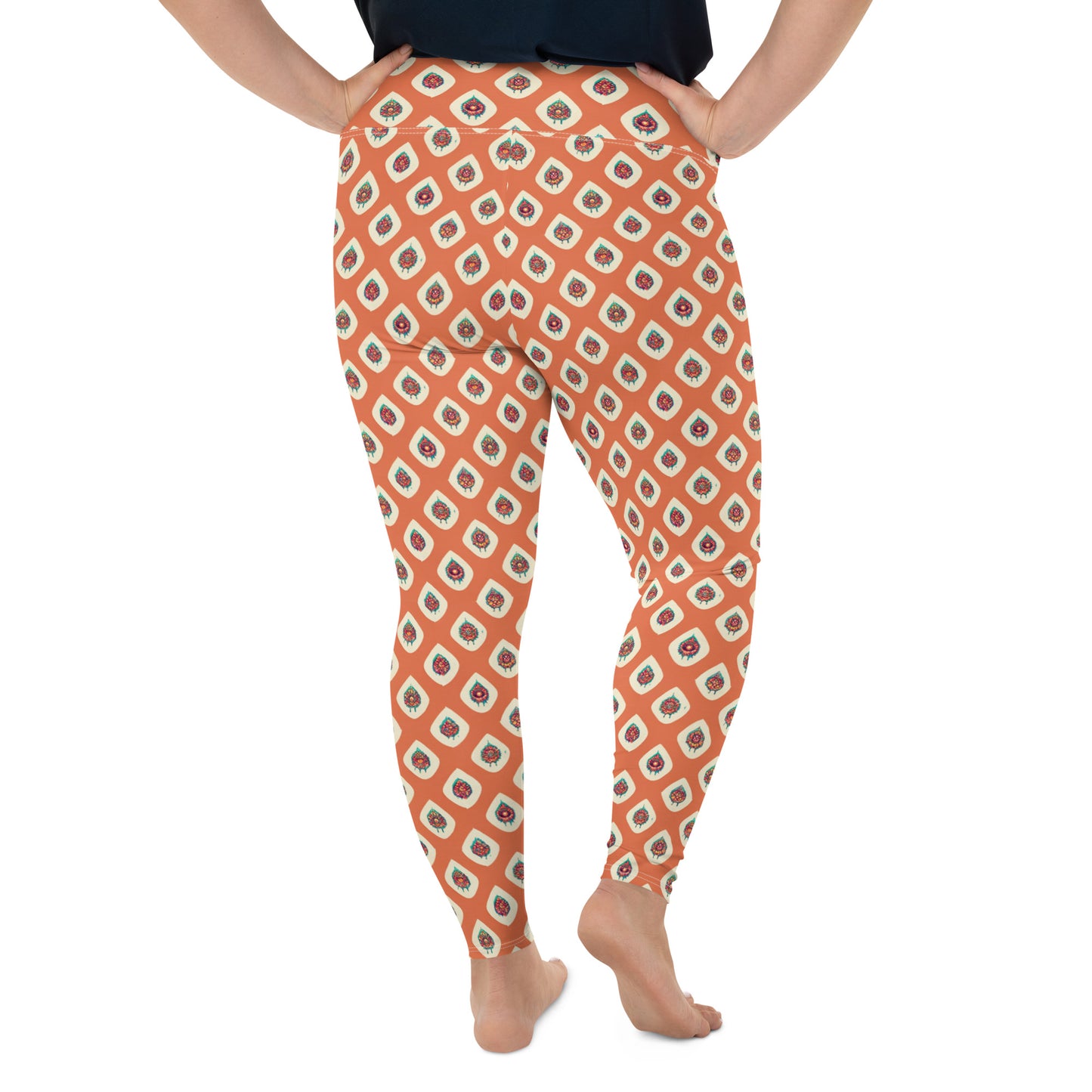 Mango Tango Plus Size Leggings