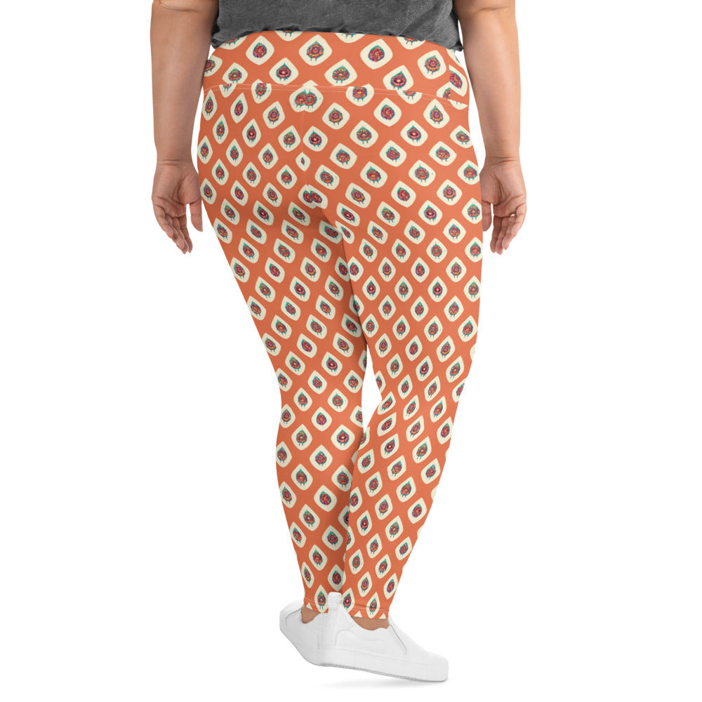 Mango Tango Plus Size Leggings