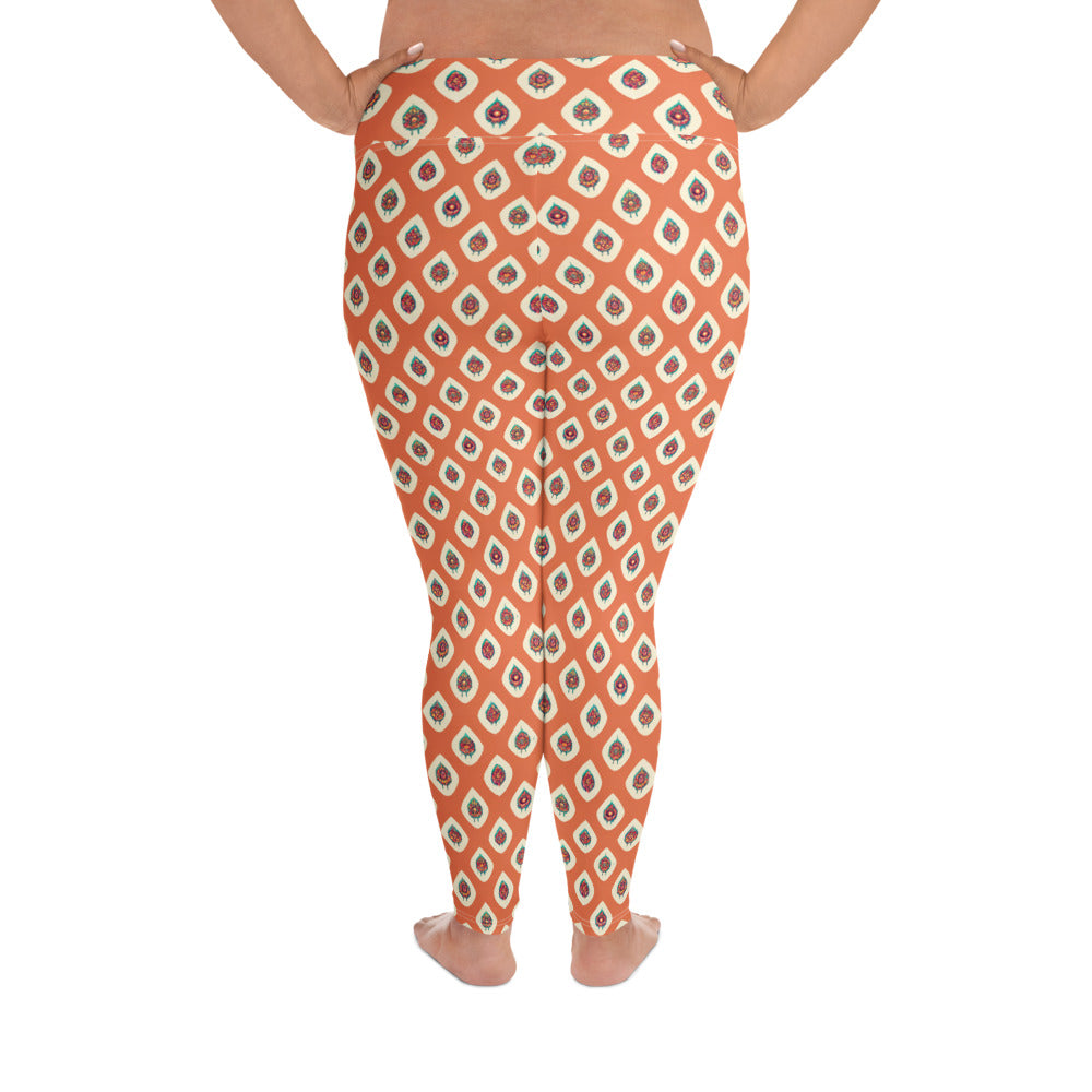 Mango Tango Plus Size Leggings