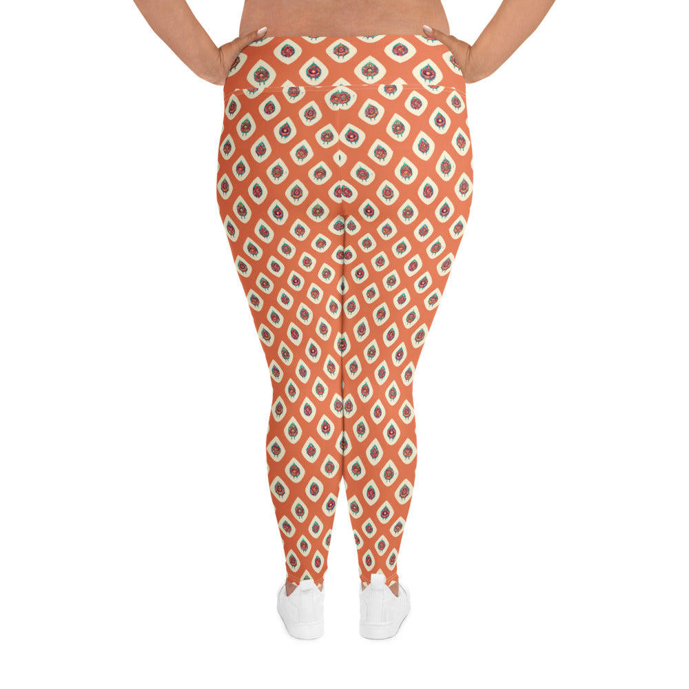 Mango Tango Plus Size Leggings