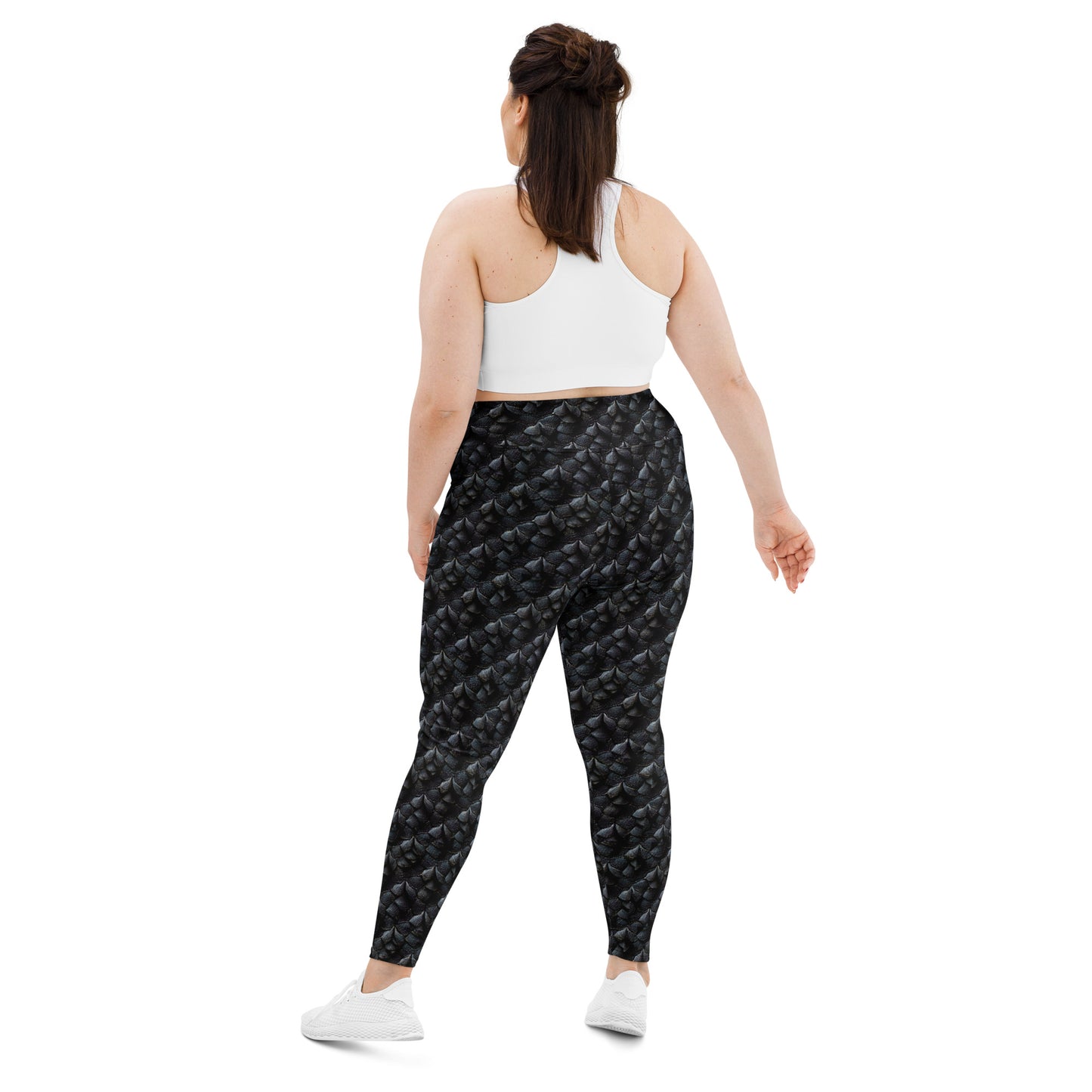 Onyxxor, the Cliff Sentinel Dragon Plus Size Leggings