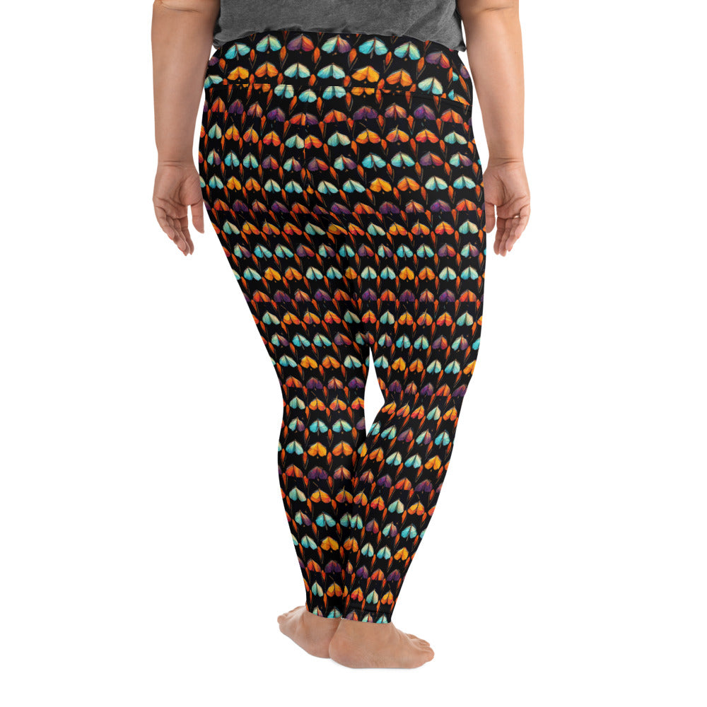 Quilted Wings Plus Size Leggings