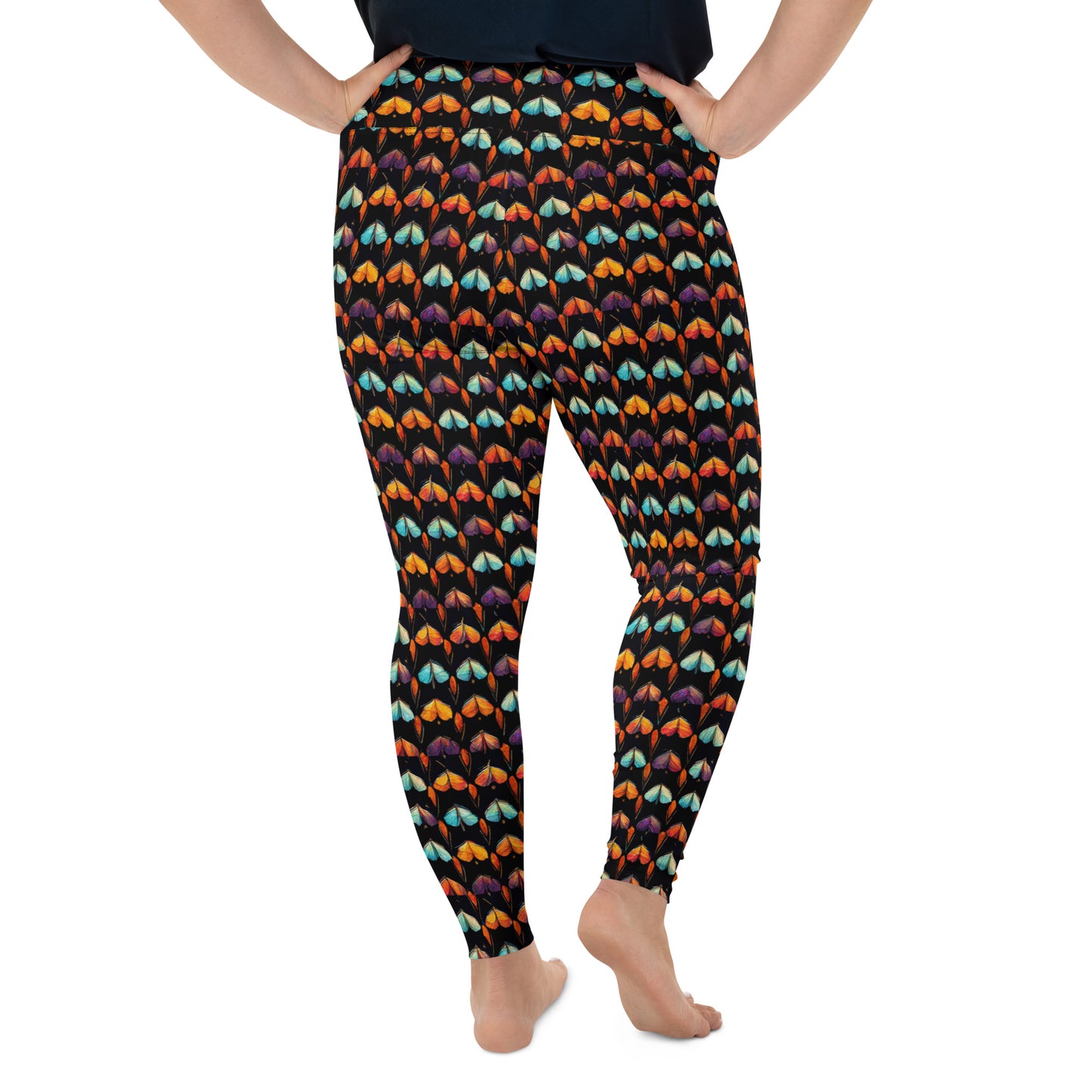 Quilted Wings Plus Size Leggings