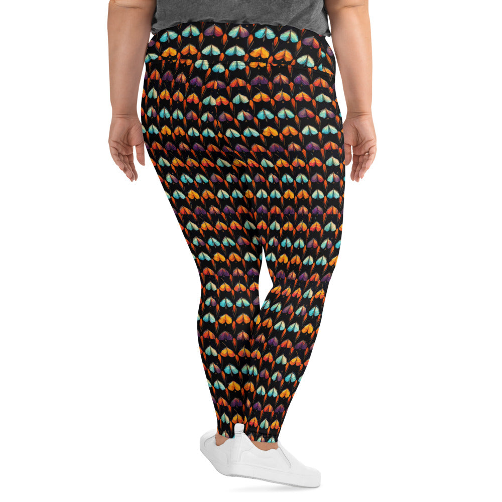 Quilted Wings Plus Size Leggings