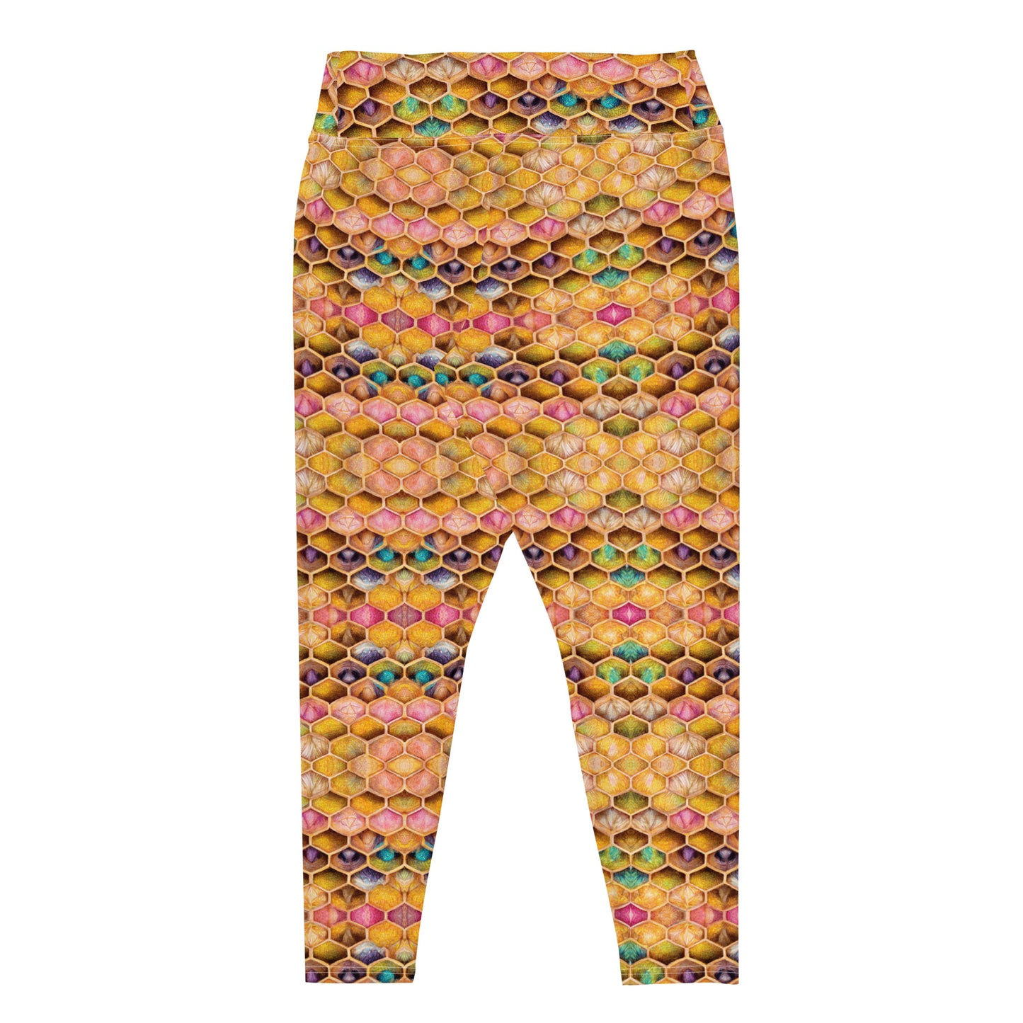 Rainbow Hive Radiance Plus Size Leggings