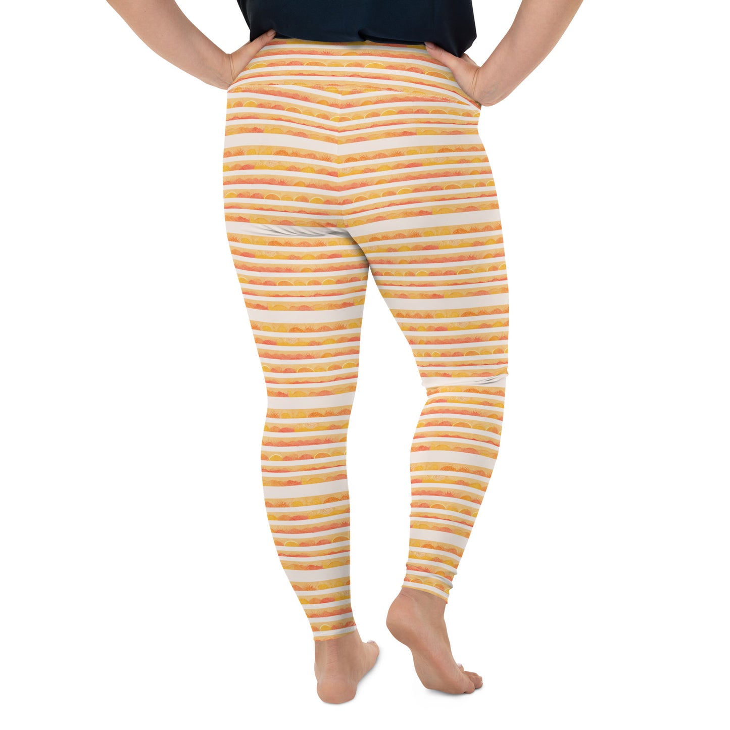 Rising Sun Plus Size Leggings