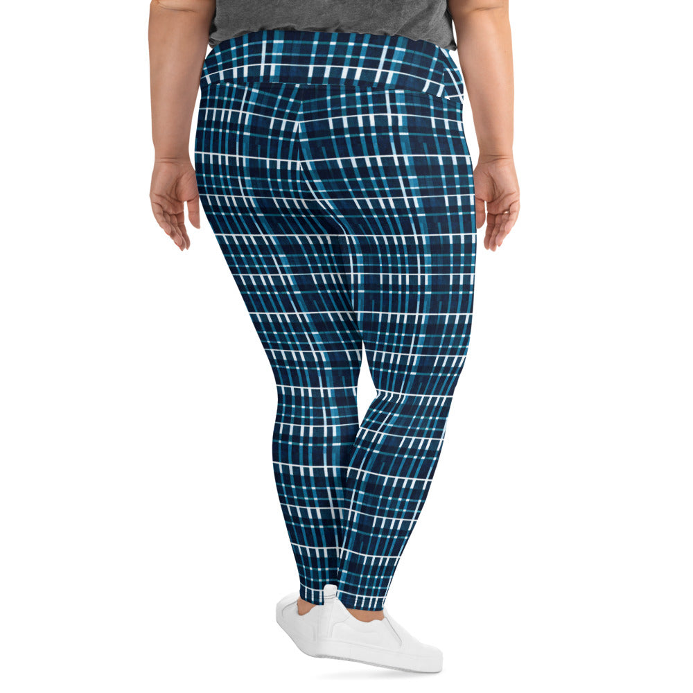 Royal Blue Scottish Heritage Plus Size Leggings