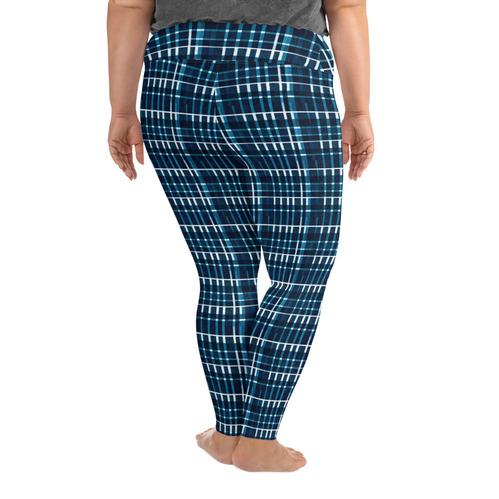 Royal Blue Scottish Heritage Plus Size Leggings