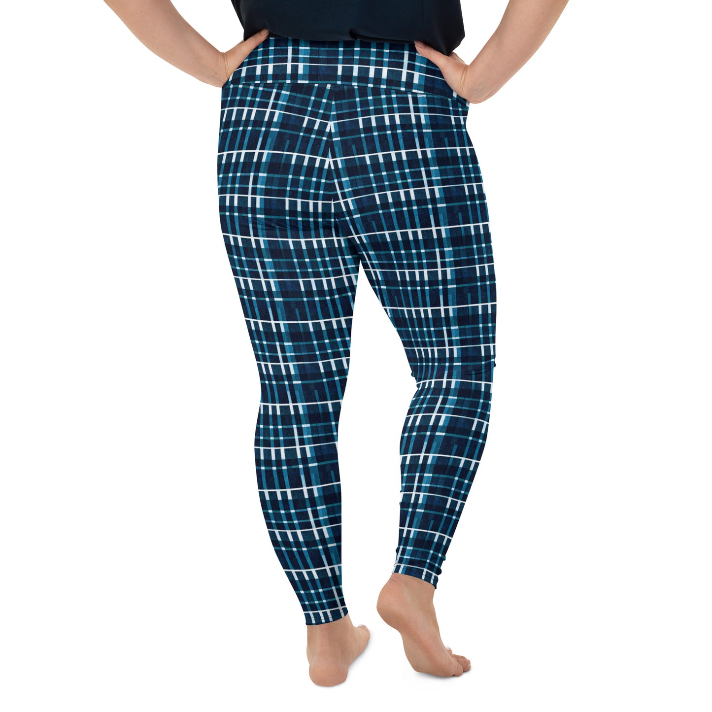 Royal Blue Scottish Heritage Plus Size Leggings