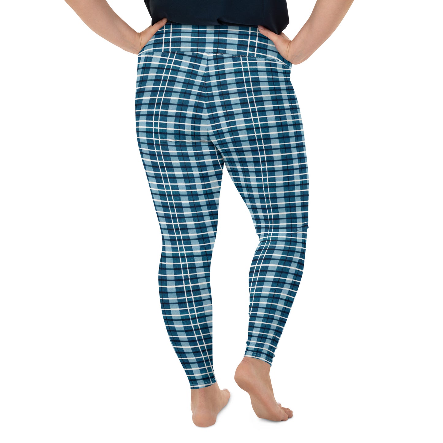 Scotsman’s Skyward Plaid Plus Size Leggings