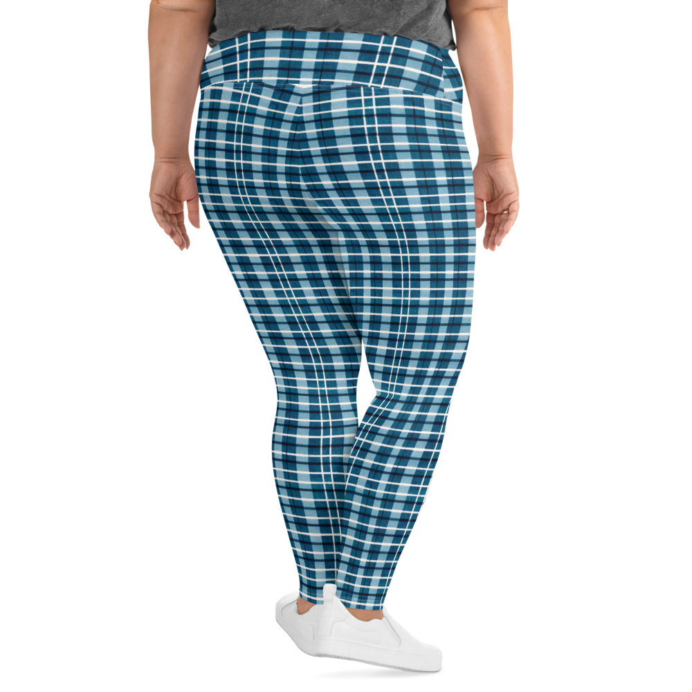 Scotsman’s Skyward Plaid Plus Size Leggings