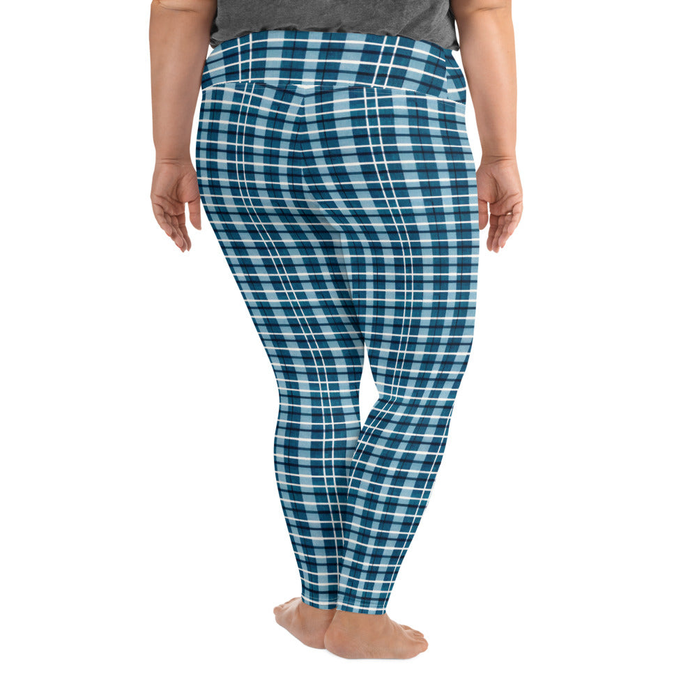 Scotsman’s Skyward Plaid Plus Size Leggings