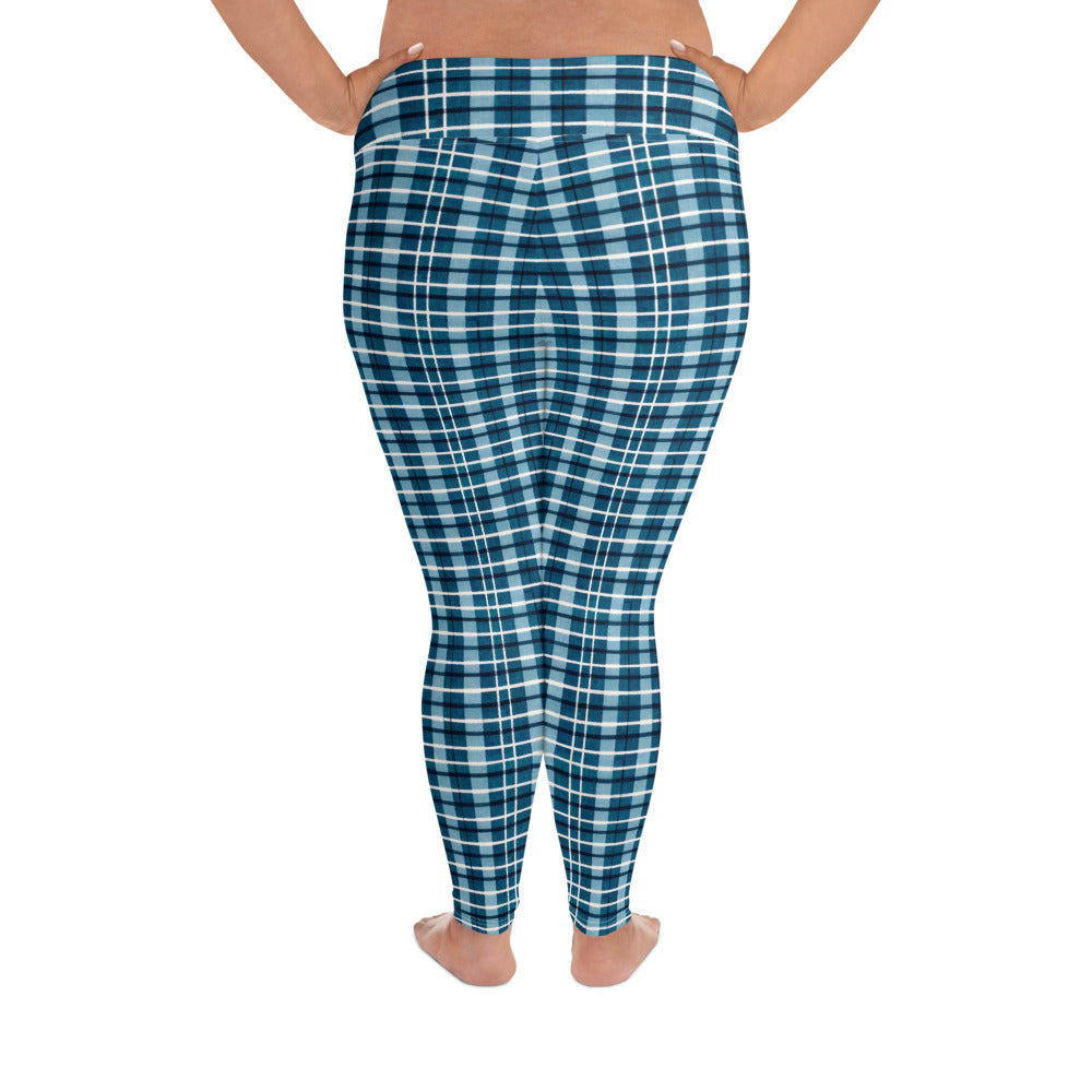 Scotsman’s Skyward Plaid Plus Size Leggings