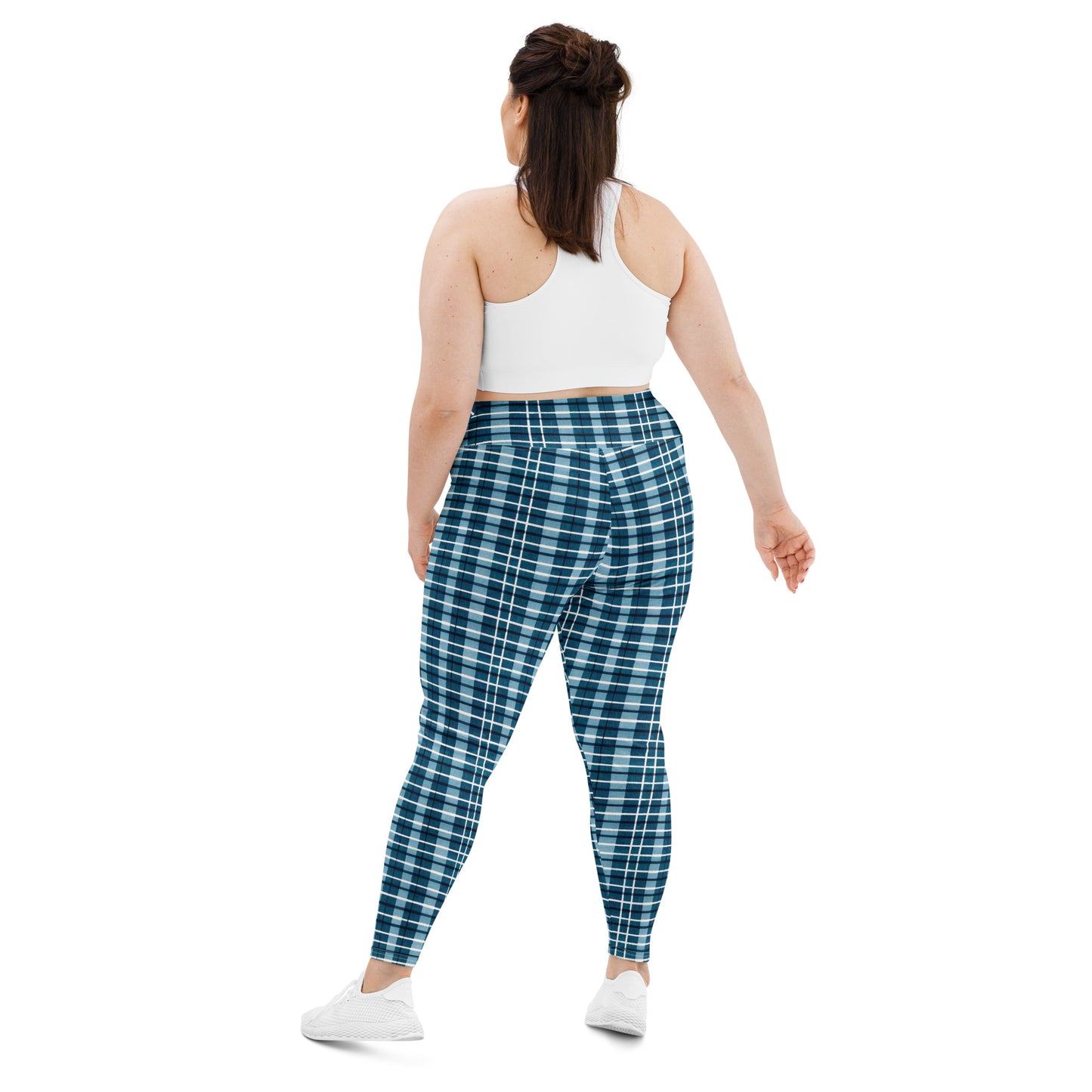 Scotsman’s Skyward Plaid Plus Size Leggings